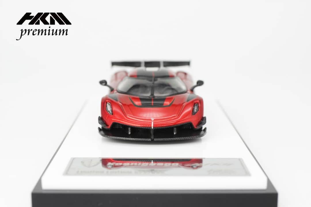 HKM 1/64 Jesko - Cherry Kliff Red