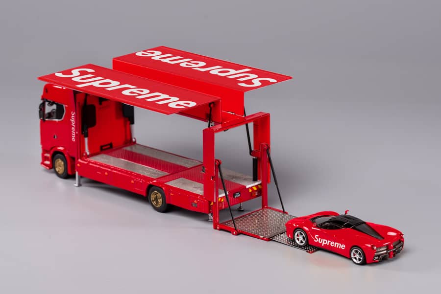 GCD 1/64 S730 Enclosed Double Deck Gull Wing Tow Truck - Supreme