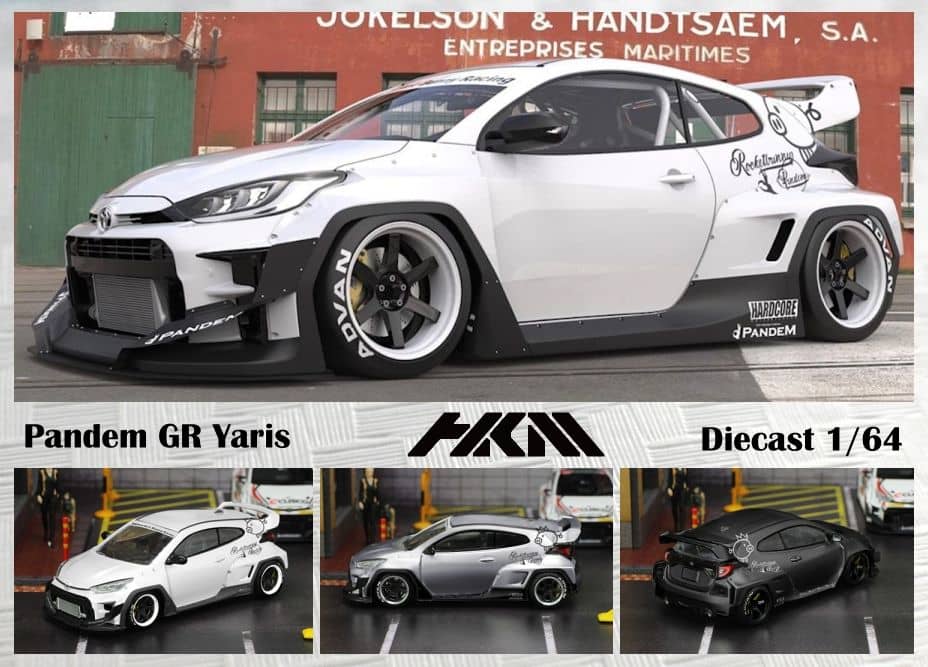HKM 1/64 GR Yaris Pandem Rocket Bunny