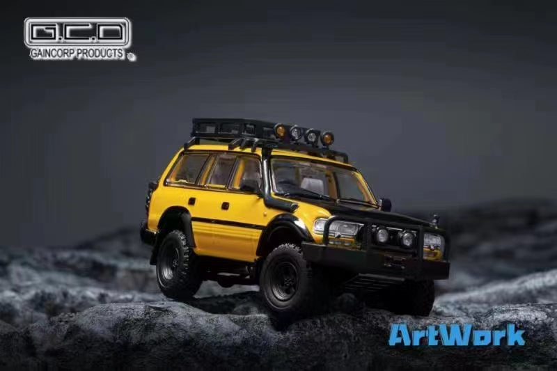 GCD 1:64 LC80 VX Turbo LHD - Yellow