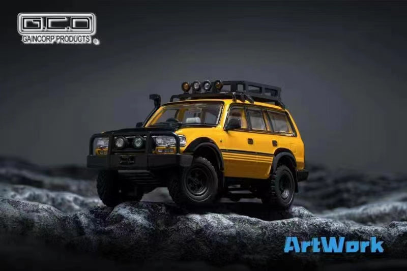 GCD 1:64 LC80 VX Turbo LHD - Yellow