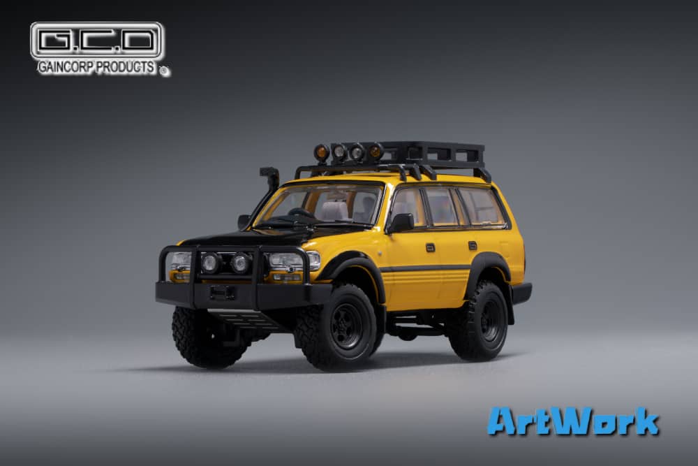 GCD 1:64 LC80 VX Turbo LHD - Yellow