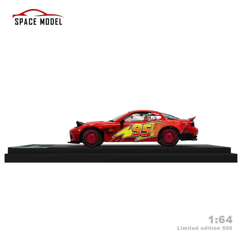 Space Model RX-7 FD3S Pandem Rocket Bunny Red