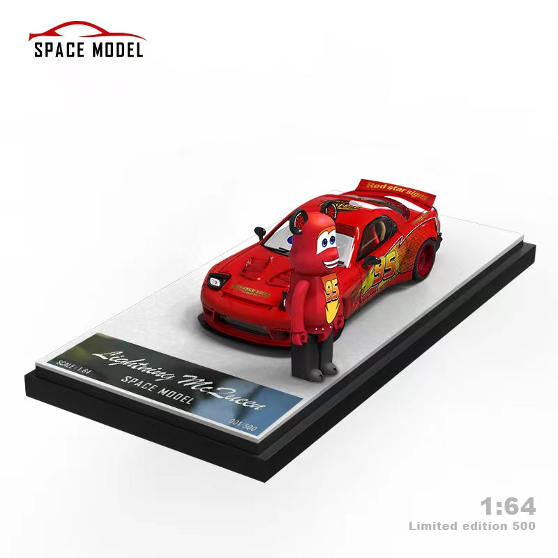 Space Model RX-7 FD3S Pandem Rocket Bunny Red
