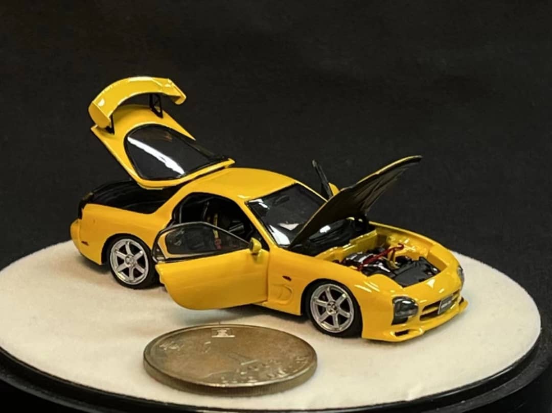 PGM 1/64 RX-7 FD3S Spec A Yellow