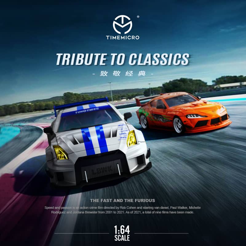 Time Micro 1/64 Fast and Furious GTR R35