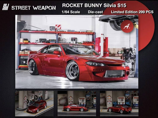 Street Weapon 1/64 Silvia S15 Pandem Rocket Bunny