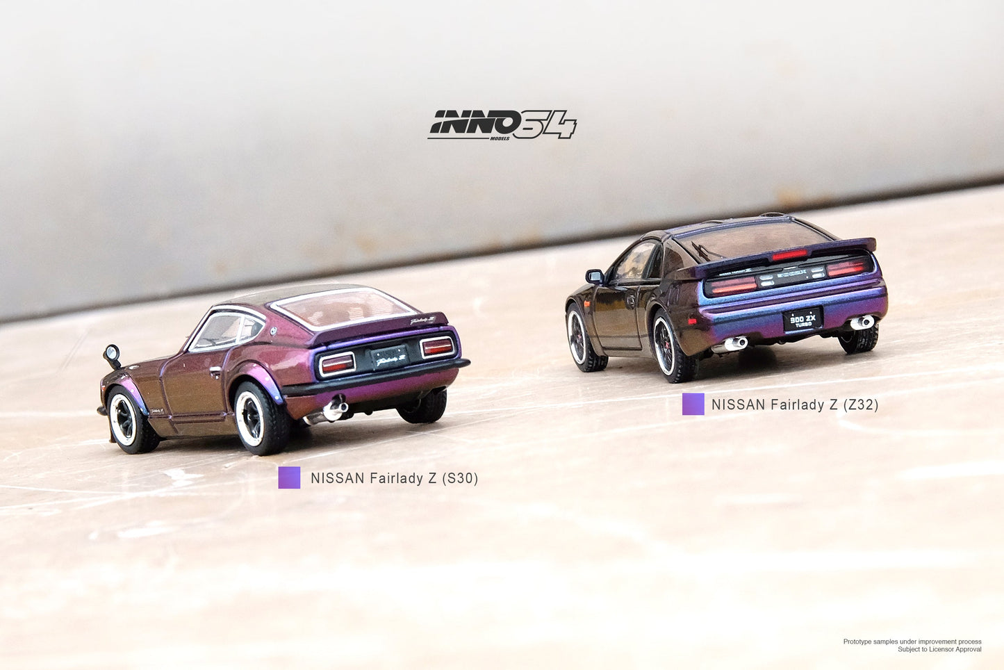 Inno64 1:64 NISSAN FAIRLADY Z (Z32) Midnight Purple II ****Hong Kong Ani-Com & Games 2022 Event Edtion*****