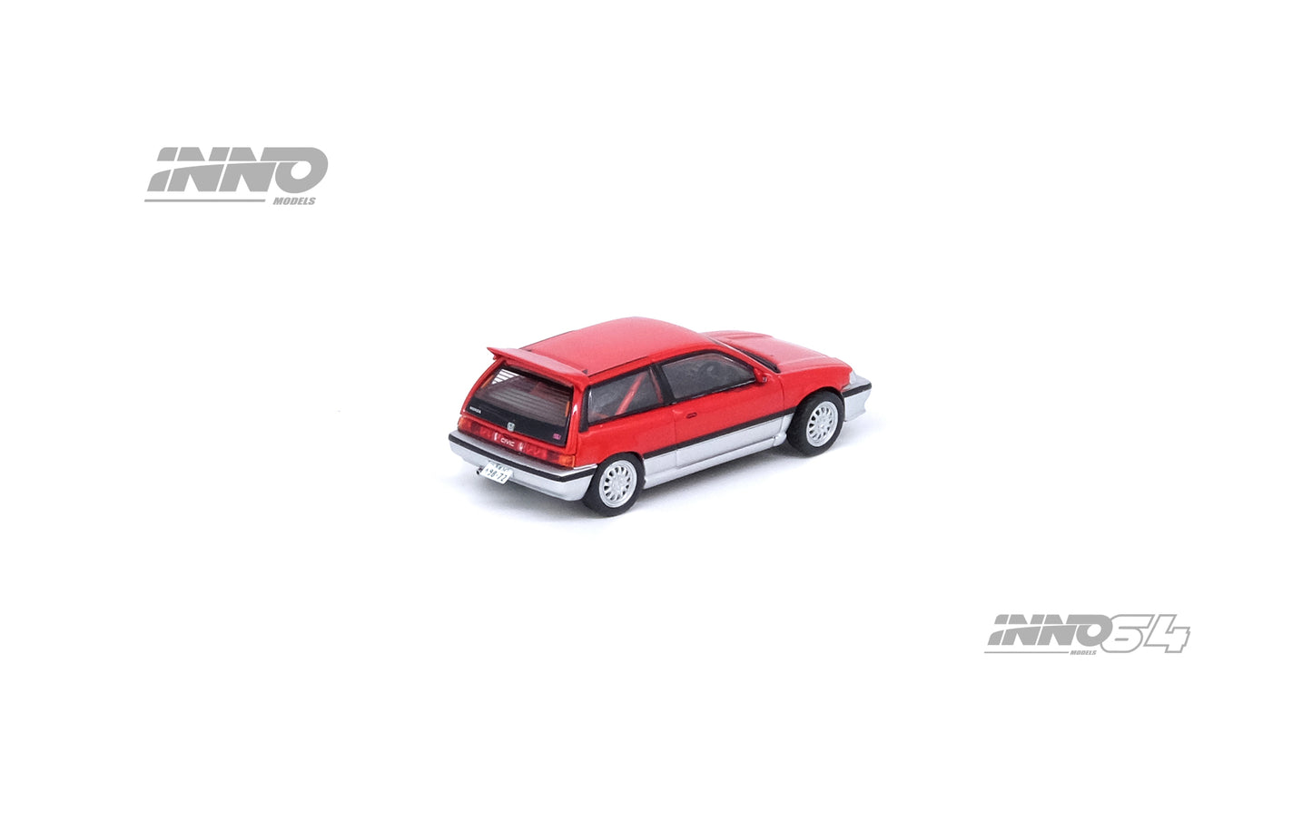Inno64 1/64 HONDA CIVIC Si E-AT Red/Silver