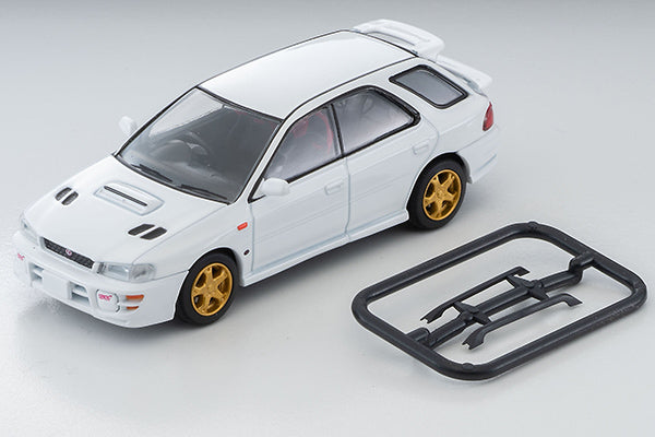 Tomytec 1/64 LV-N281a SUBARU IMPREZA Pure Sports WGN WRX STi Ver.Ⅴ White 98