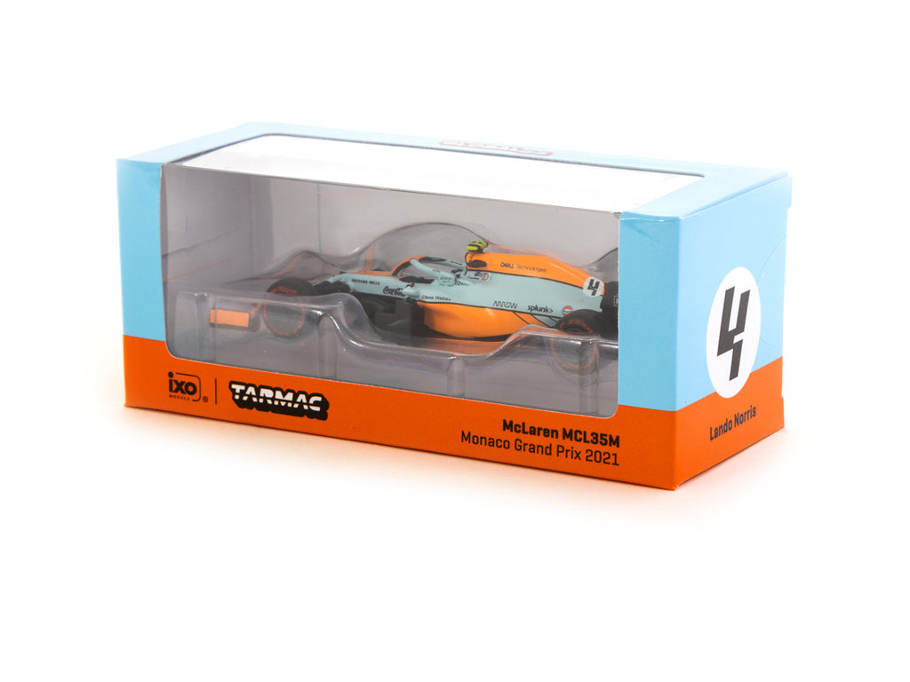 Tarmac Works 1/64 McLaren MCL35M Monaco Grand Prix 2021 Lando Norris