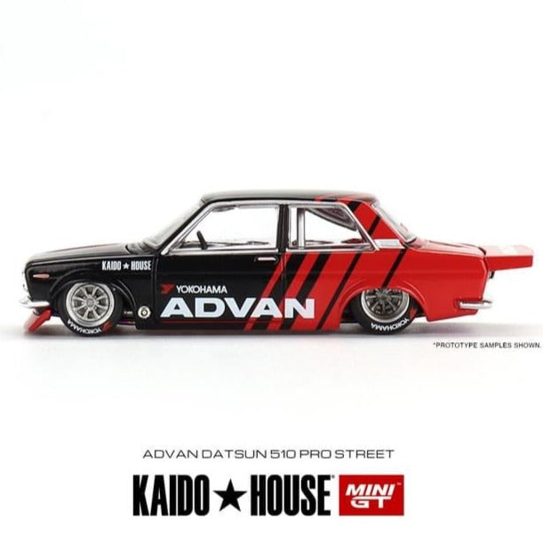 Mini GT 1/64 Kaido★House Datsun 510 Pro Street ADVAN