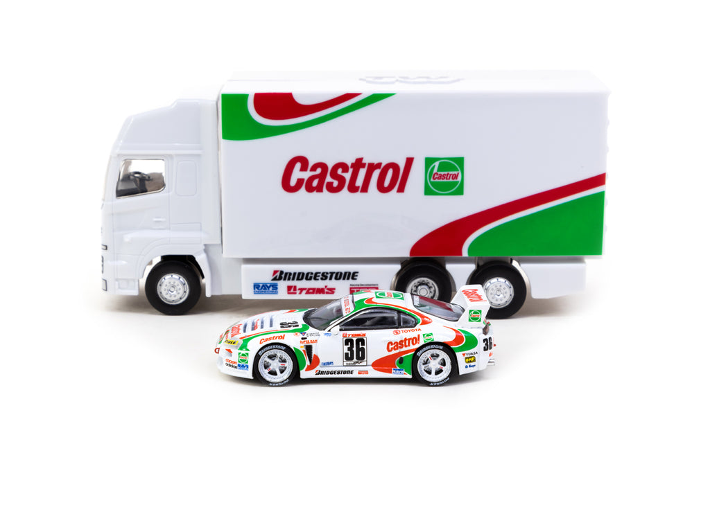 Tarmac Works 1/64 Toyota Supra GT JGTC 1995 M. Sekiya / M. Krumm (truck packaging)