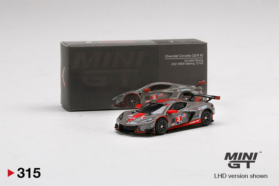 Mini GT 1/64 Chevy Corvette C8.R #3 2021 IMSA Sebring 12Hr ***in clamshell blisters***