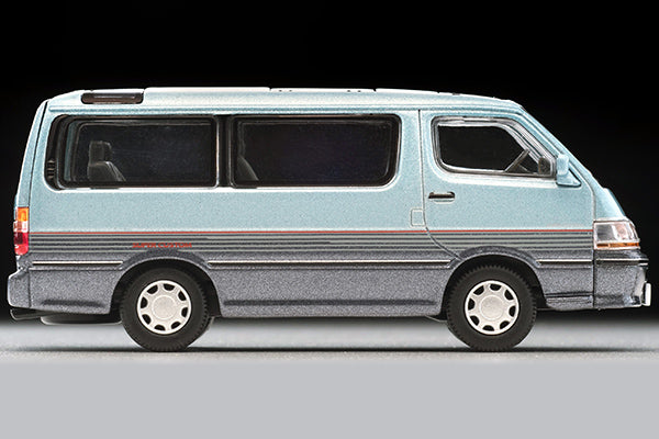 Tomytec 1/64 LV-N208c TOYOTA HIACE WAGON Super Custom Light Blue/Deep Blue