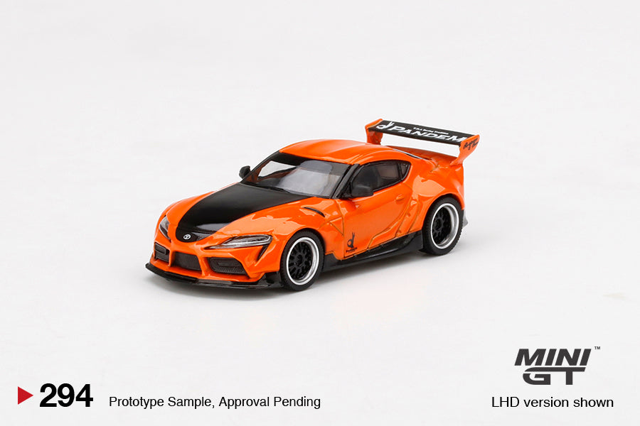 Mini GT 1:64 Mijo Exclusive Pandem Toyota GR Supra Orange ***in clamshell blisters***