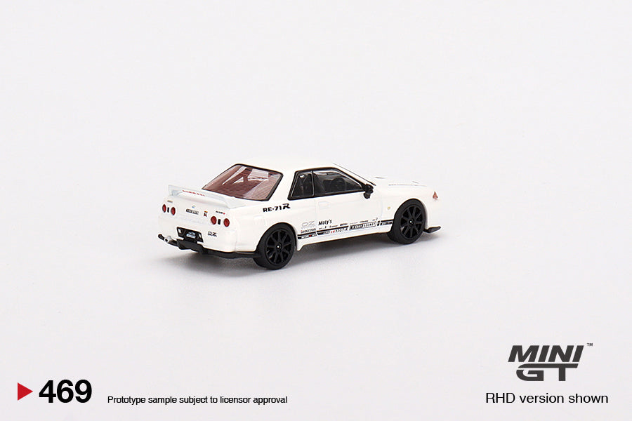 Mini GT 1/64 Top Secret Nissan GT-R VR32 White