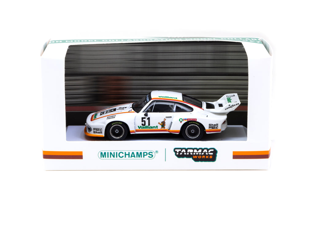 Minchamps x Tarmac Works 1/64 Porsche 935/77 DRM Zolder Bergischer Löwe 1977 #51