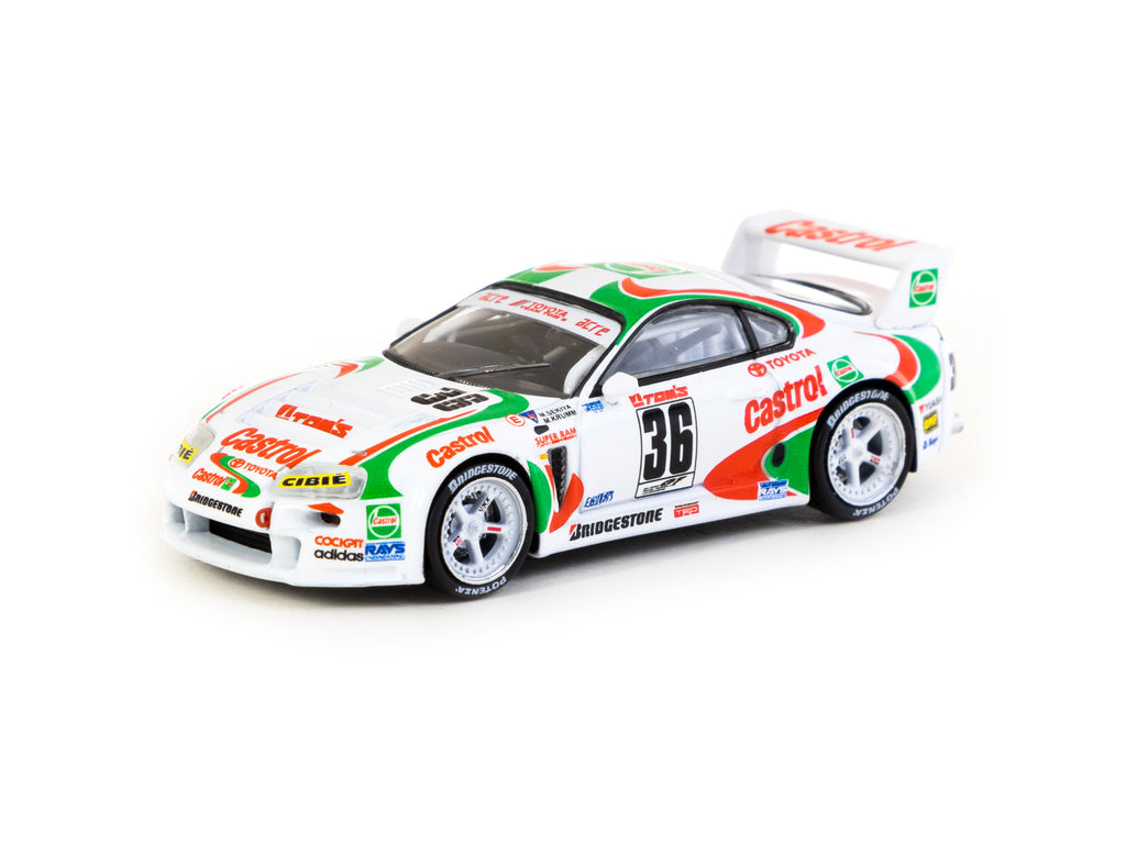 Tarmac Works 1/64 Toyota Supra GT JGTC 1995 M. Sekiya / M. Krumm (truck packaging)