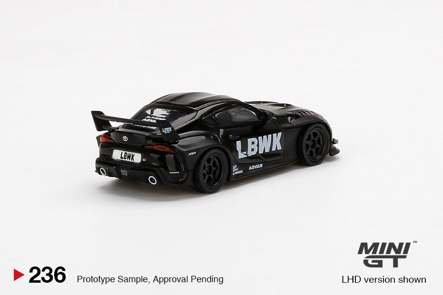 Mini GT 1:64 China Exclusive LB★WORKS Toyota GR Supra Black (box packaging)