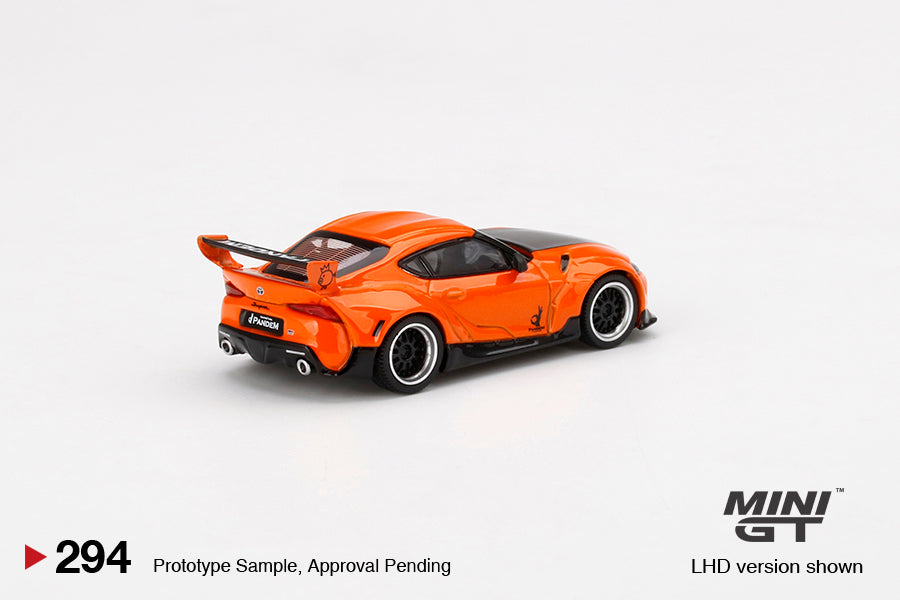 Mini GT 1:64 Mijo Exclusive Pandem Toyota GR Supra Orange ***in clamshell blisters***
