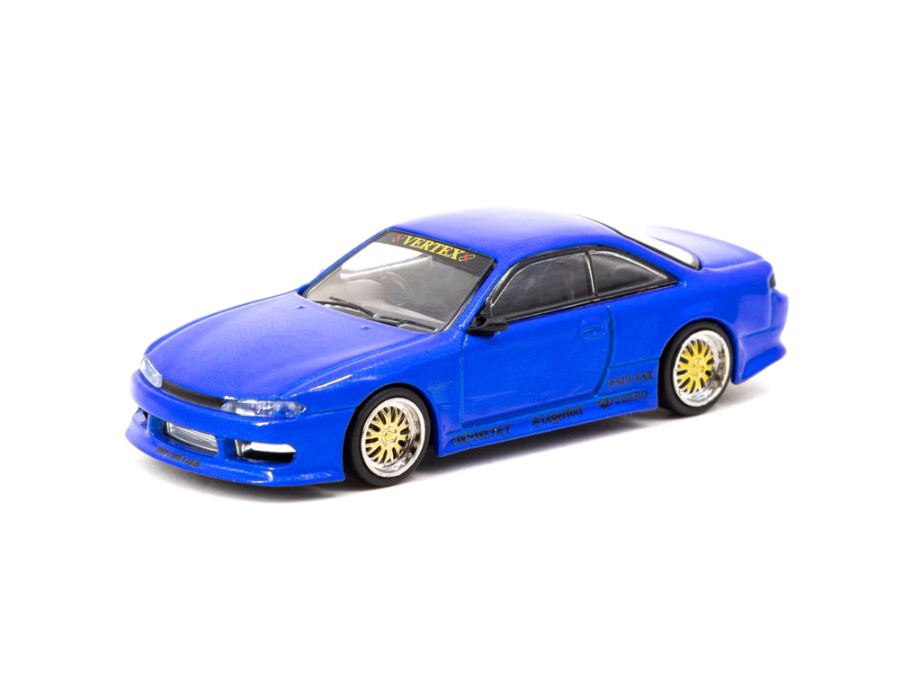 Tarmac Works 1/64 VERTEX Silvia S14 Blue Metallic