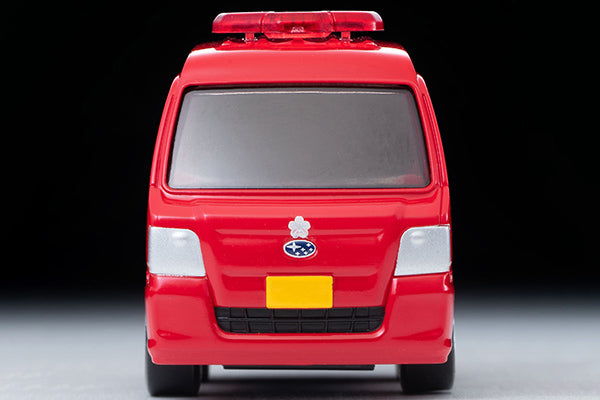 Tomica Limited Vintage 1/64 QS-04b SUBARU SAMBAR Van Fire Chief's Vehicle