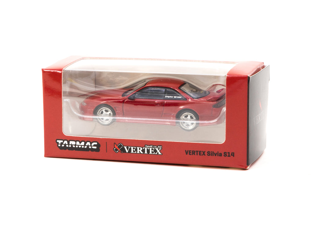 Tarmac Works 1/64 VERTEX Silvia S14 Red Metallic
