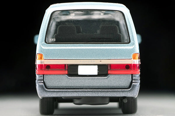 Tomytec 1/64 LV-N208c TOYOTA HIACE WAGON Super Custom Light Blue/Deep Blue