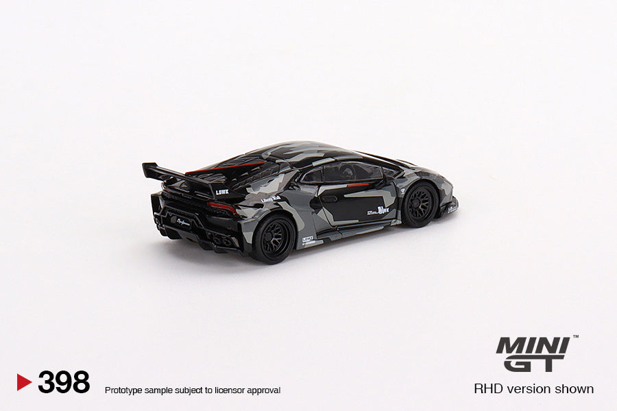 Mini GT 1/64 LB★WORKS Lamborghini Huracán GT Digital Camouflage