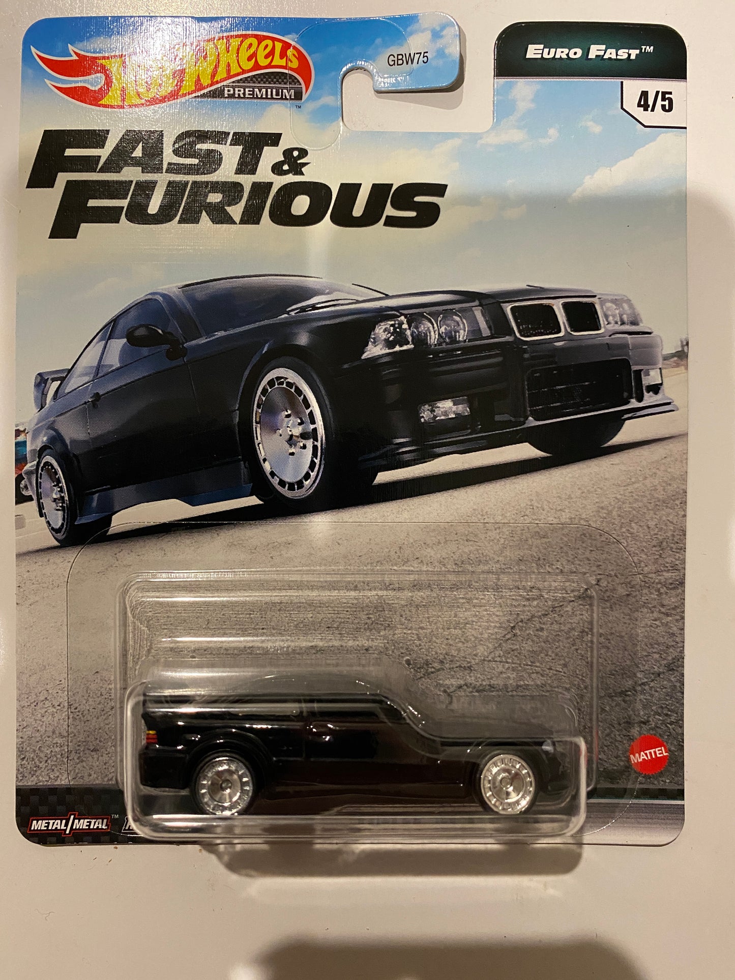 Hot Wheels 1/64 Fast and Furious Euro Fast "K " case (set of 5)