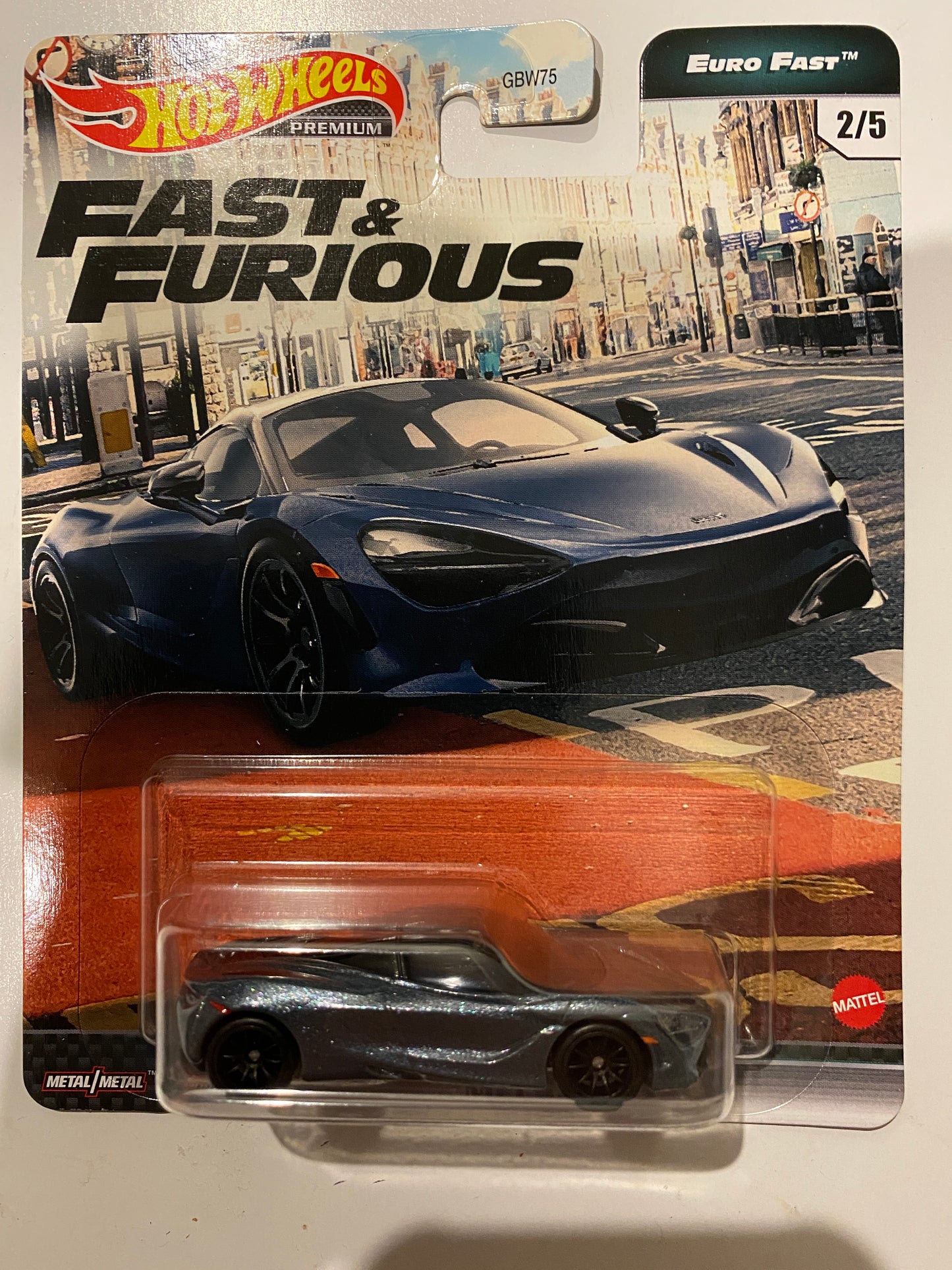 Hot Wheels 1/64 Fast and Furious Euro Fast "K " case (set of 5)