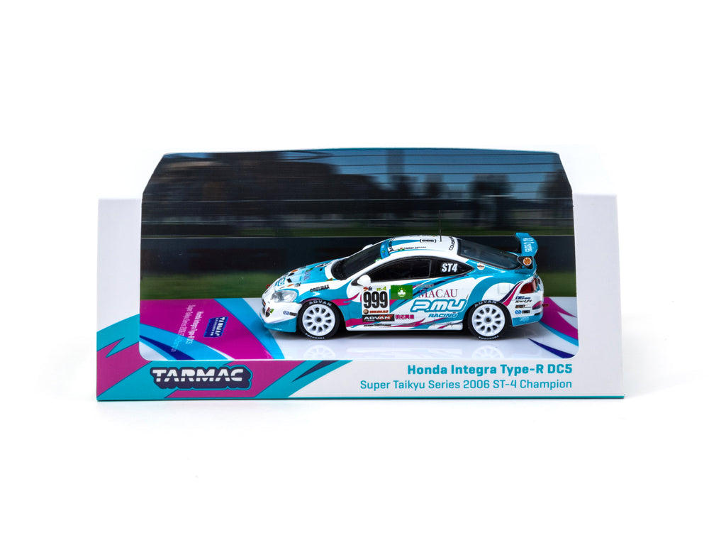 Tarmac Works 1/64 Honda Integra Type-R DC5 Super Taikyu Series 2006 ST-4 Champion - Naoya Yamano / Henry Ho