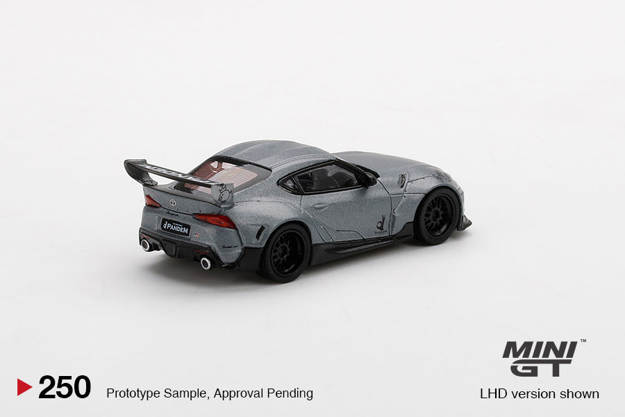 Mini GT 1:64 Mijo Exclusive Pandem Toyota GR Supra V1.0 Matte Grey Limited Edition ***in clamshell blisters***