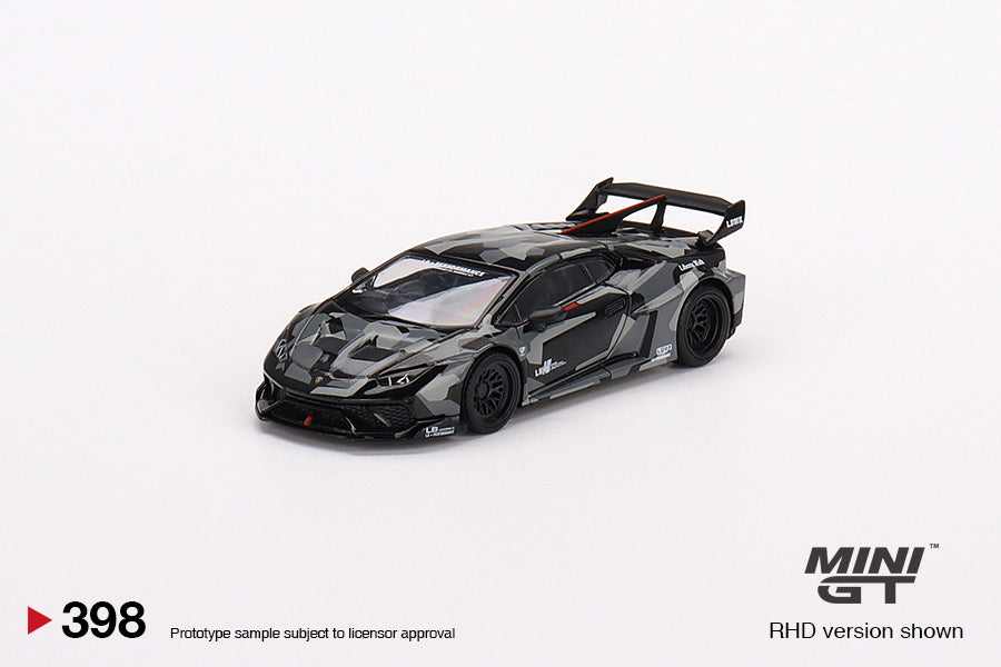 Mini GT 1/64 LB★WORKS Lamborghini Huracán GT Digital Camouflage