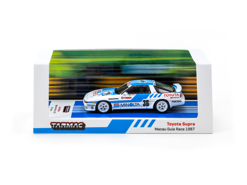 Tarmac Works 1/64 Toyota Supra MA70 Macau Guia Race 1987 Alan Jones