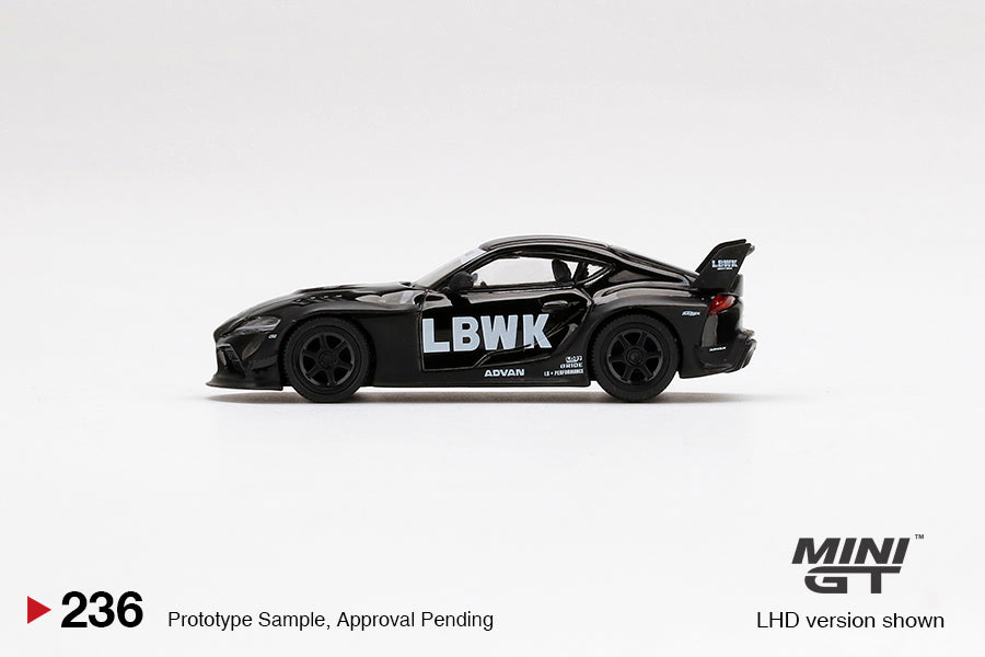 Mini GT 1:64 China Exclusive LB★WORKS Toyota GR Supra Black  (box packaging)