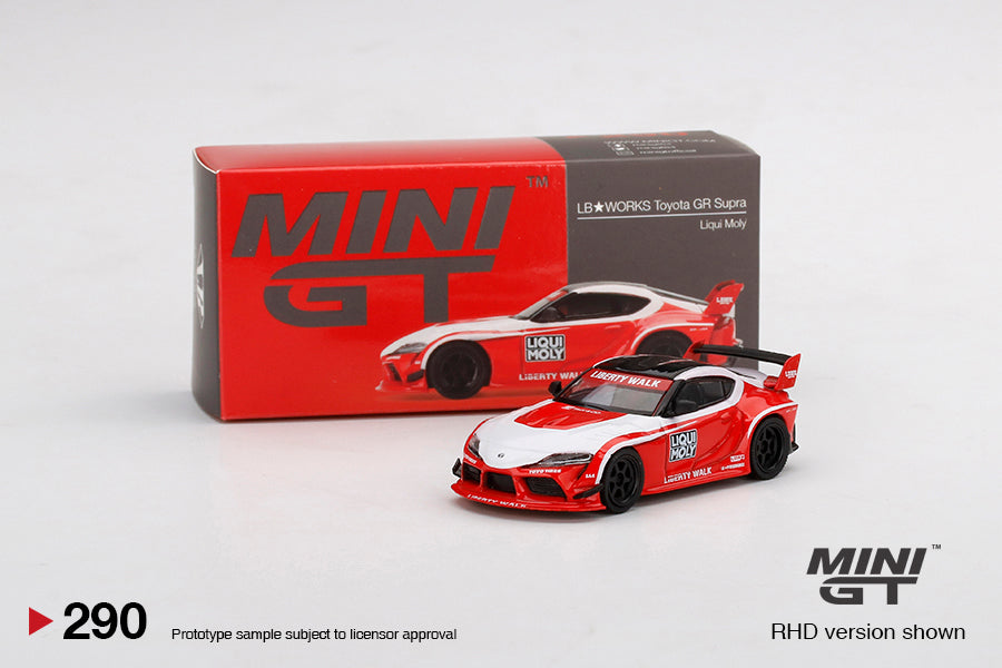 Mini GT 1:64 Mijo LB Works Toyota GR Supra Liqui Moly ***in clamshell blisters***