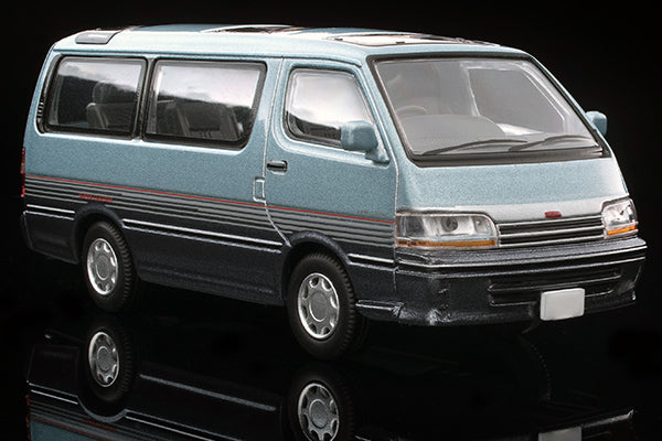 Tomytec 1/64 LV-N208c TOYOTA HIACE WAGON Super Custom Light Blue/Deep Blue