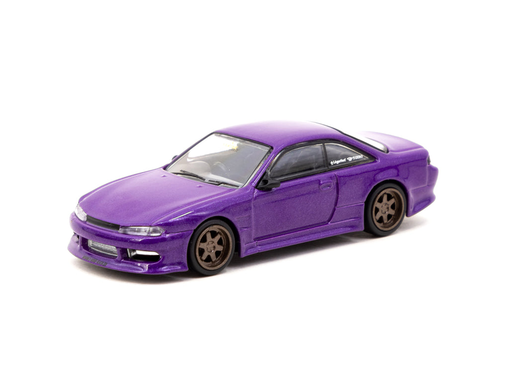 Tarmac Works 1/64 VERTEX Nissan Silvia S14 Purple Metallic