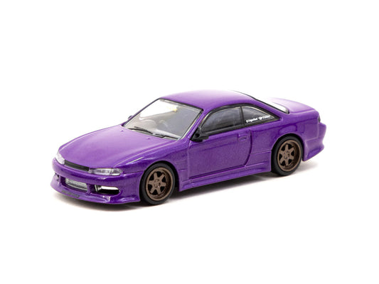 Tarmac Works 1/64 VERTEX Nissan Silvia S14 Purple Metallic