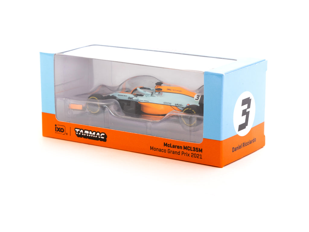 Tarmac Works 1/64 McLaren MCL35M Monaco Grand Prix 2021 Daniel Ricciardo