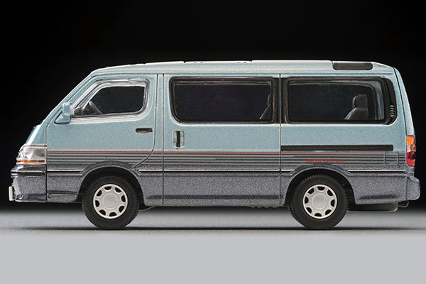 Tomytec 1/64 LV-N208c TOYOTA HIACE WAGON Super Custom Light Blue/Deep Blue
