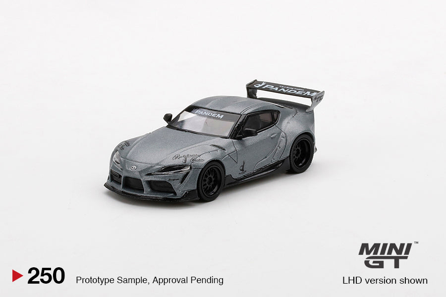 Mini GT 1:64 Mijo Exclusive Pandem Toyota GR Supra V1.0 Matte Grey Limited Edition ***in clamshell blisters***