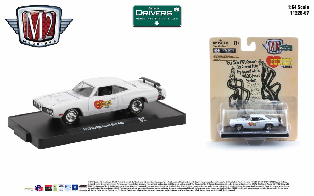 M2 Machines 1:64 Auto-Drivers Release 67 - 6 Style Assortment