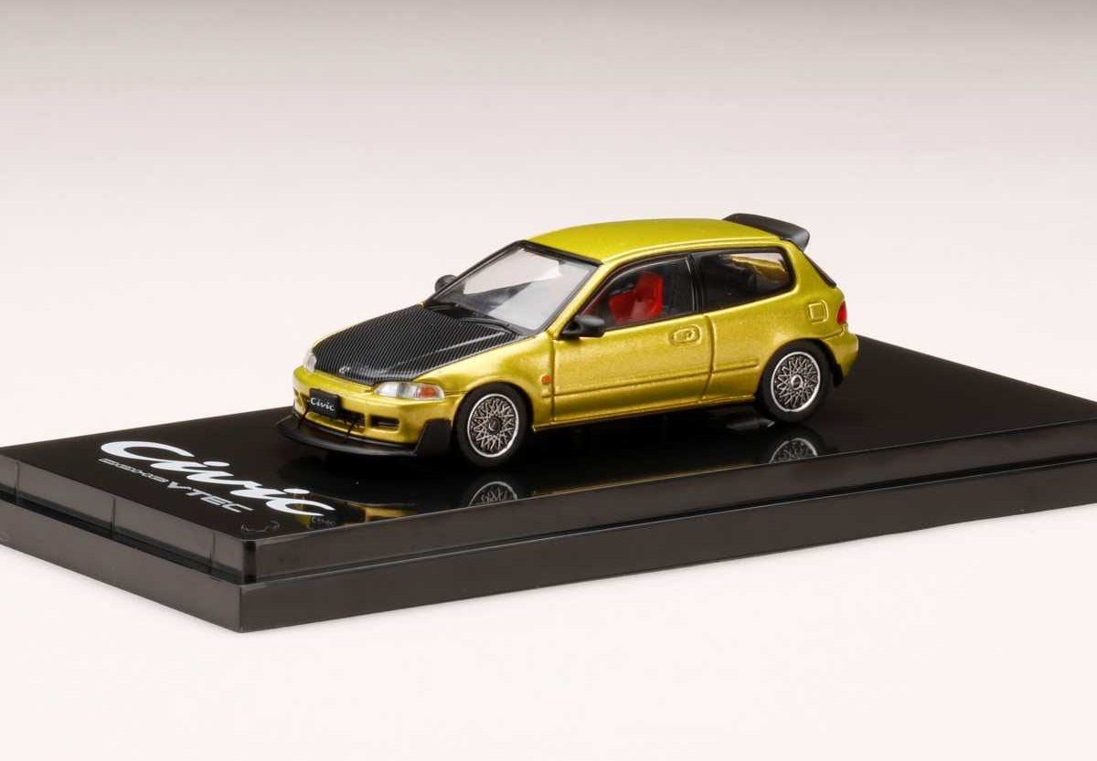 Hobby Japan 1/64 Honda CIVIC (EG6) JDM STYLE / Mesh Wheel