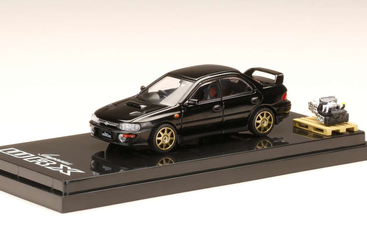 Hobby Japan 1/64 SUBARU IMPREZA WRX (GC8) 1992 Customized Version with Engine Display Model