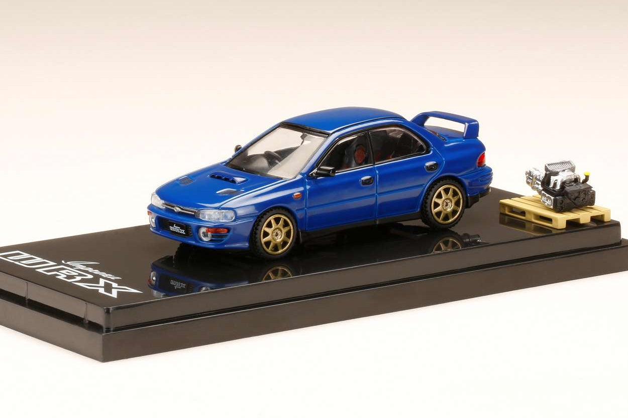 Hobby Japan 1/64 SUBARU IMPREZA WRX (GC8) 1992 Customized Version with Engine Display Model