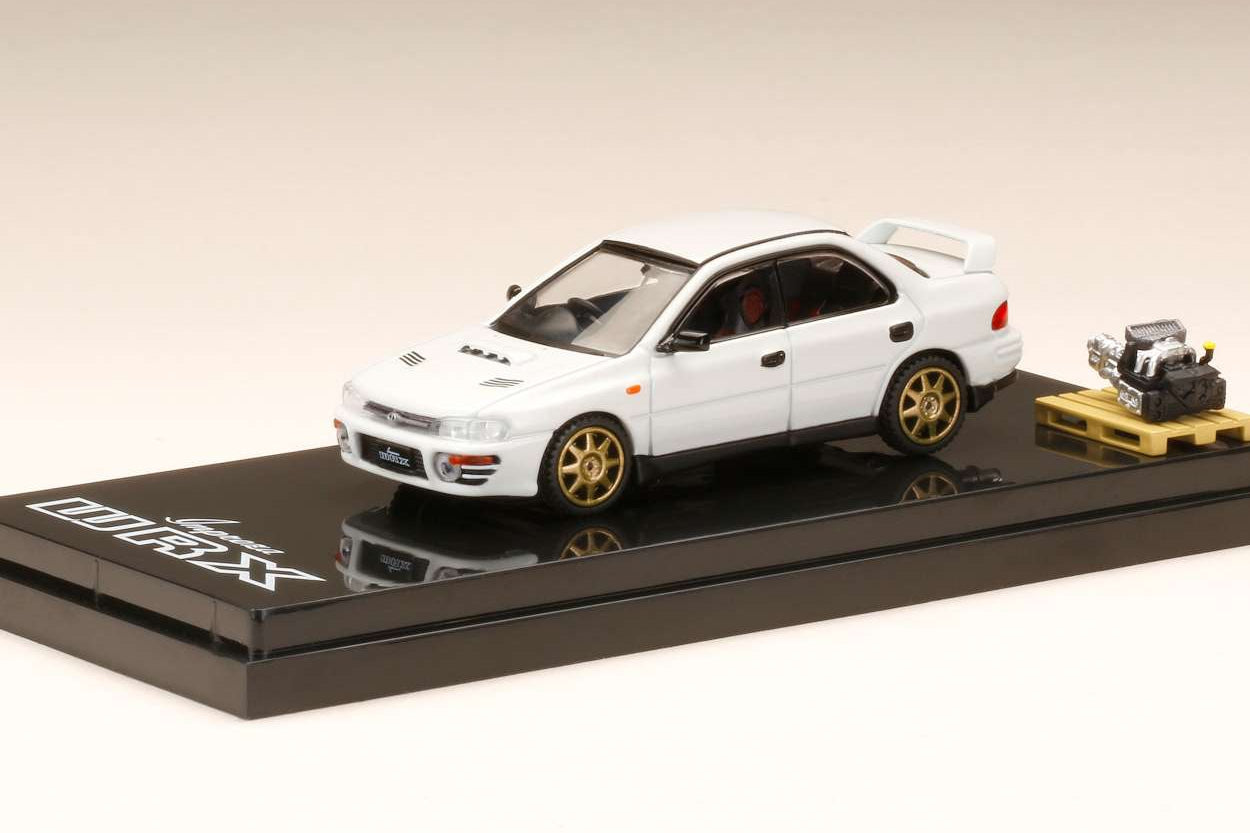 Hobby Japan 1/64 SUBARU IMPREZA WRX (GC8) 1992 Customized Version with Engine Display Model