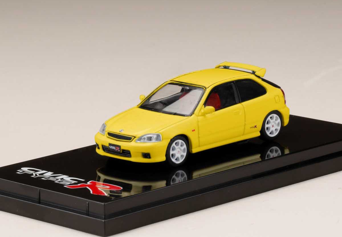 Hobby Japan 1/64 Honda CIVIC TYPE R (EK9) 
w/ engine display model